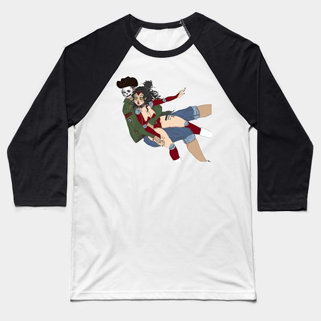 Satellite and Headlights Baseball T-Shirt by TeefGapes